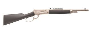 Taylor's & Company 1886 Ridge Runner Takedown 45-70 GOVT Lever Action Rifle has a matte chrome finish